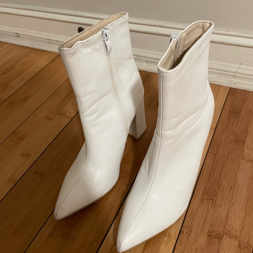 White booties